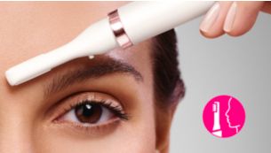 1/3" trimming head for easy removal of facial hairs