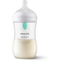 Avent Natural à Réponse Naturelle Biberon valve AirFree 260 ml - tétine 1m+ - 1 pièce