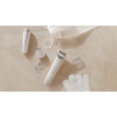 Close shave. Even on hard-to-reach areas.