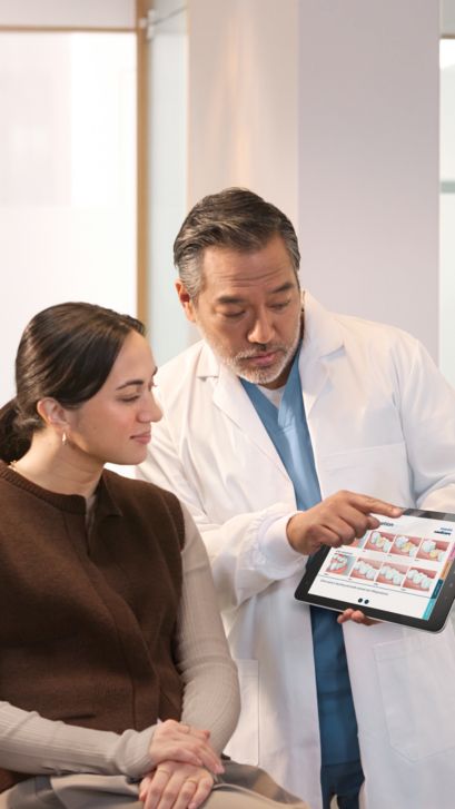 Showing patient screen