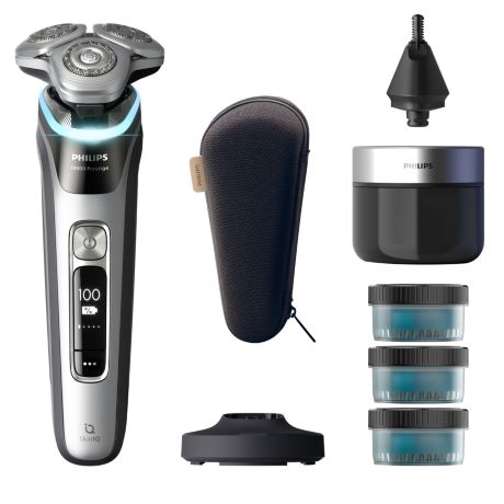 XP9204/75  Shaver S9000 Prestige SP9840/31 Wet & dry electric shaver, Series 9000