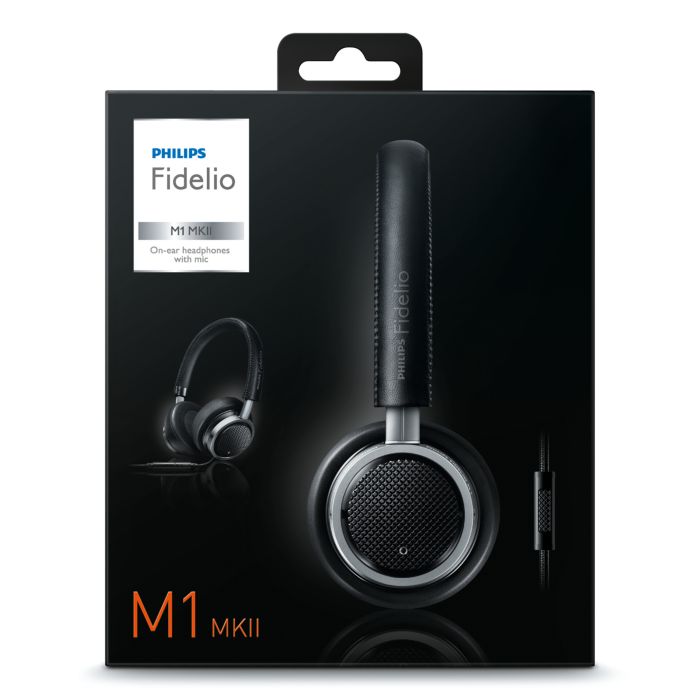 Fidelio Headphones with mic M1MKIIBK/00 | Philips Fidelio