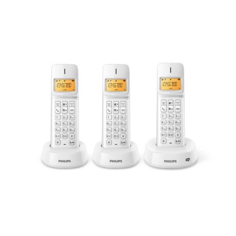 D1453W/FR  Téléphone fixe sans fil avec répondeur