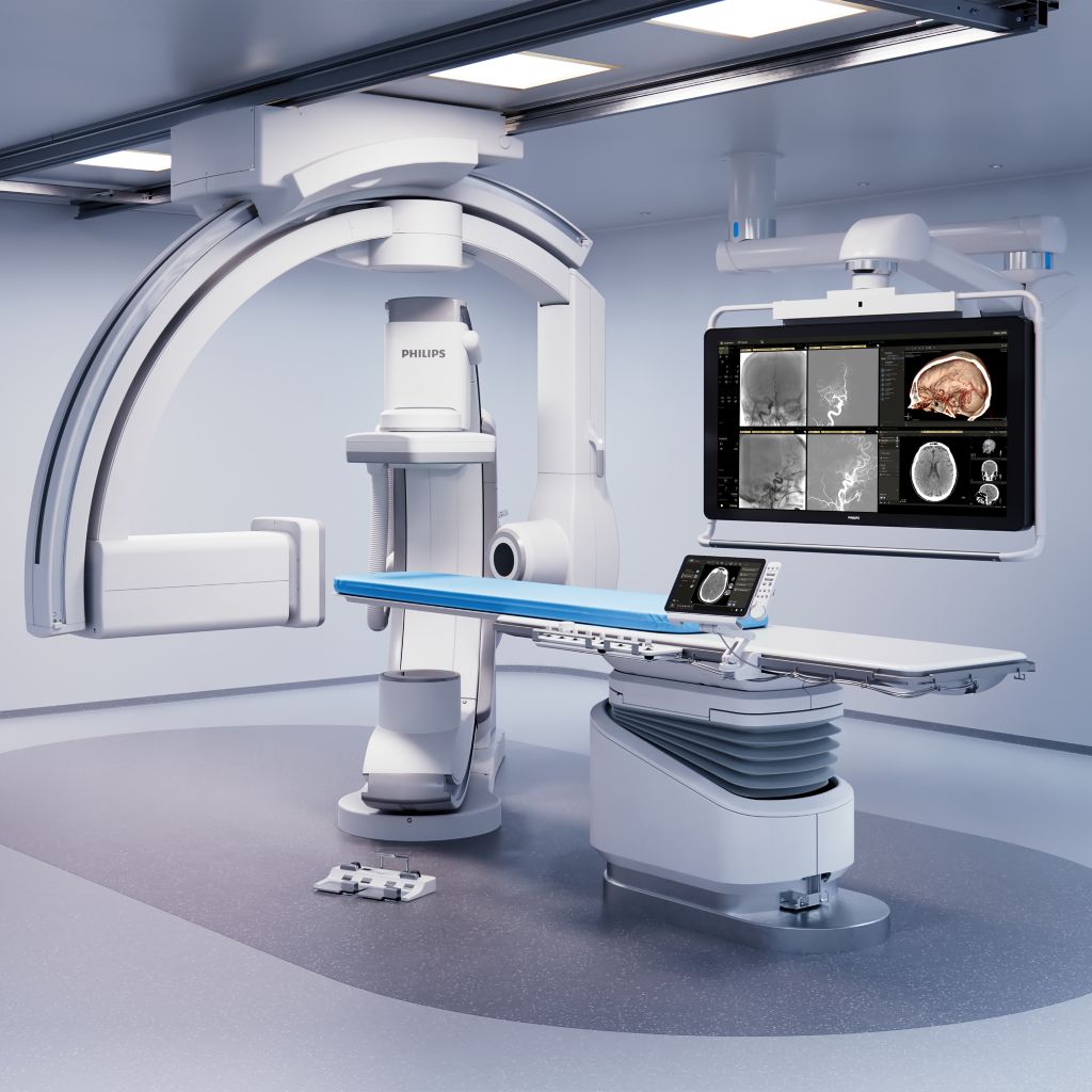 CBCT imaging with helical acquisition trajectory for head imaging with improved image appearance to identify ischemic changes in the angio suite. 