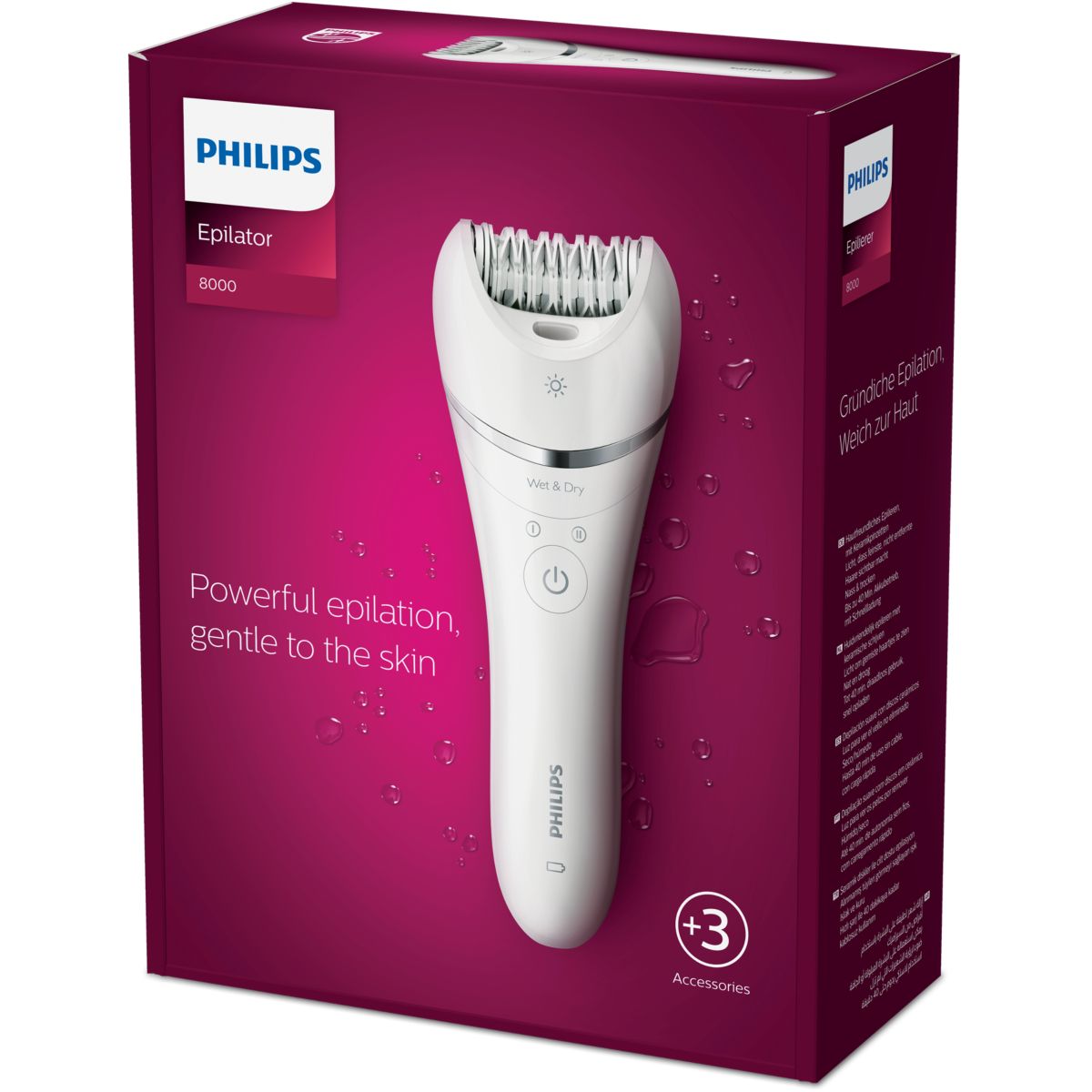 Epilator Series 8000 Wet & Dry epilator - thumbnail 7