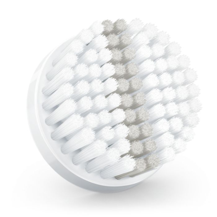 Exfoliation brush head for all skin types