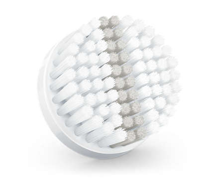 Exfoliation brush head for all skin types