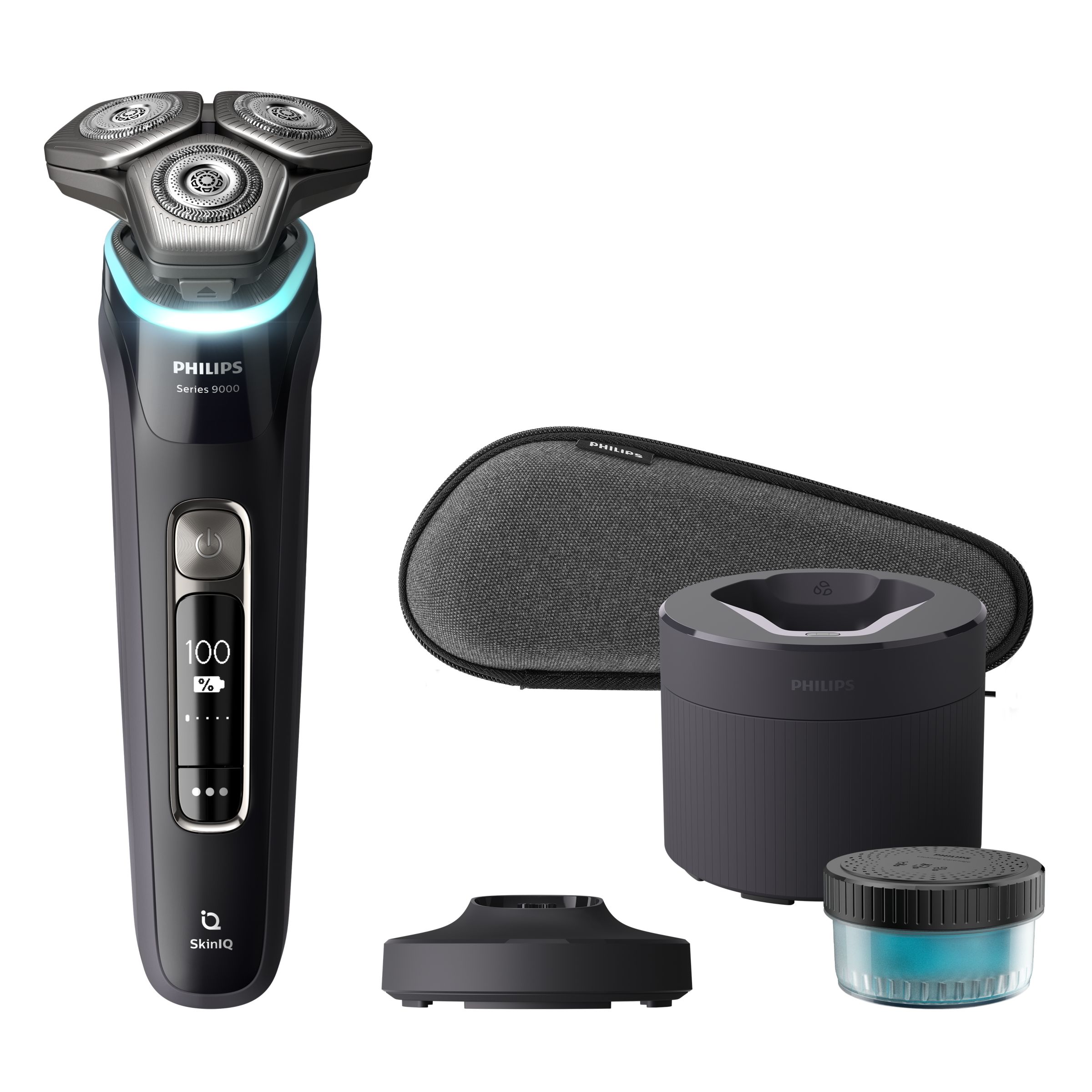 Philips Shaver Series 9000 - Elektrický Holicí Strojek Wet&Dry Se SkinIQ - S9976/55