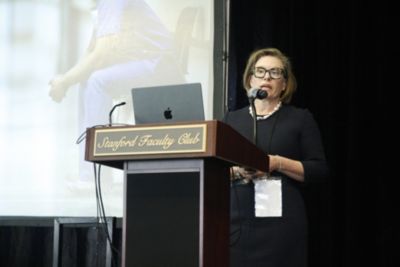 Heather Chait speaks at Stanford's T.H.I.N.K. conference