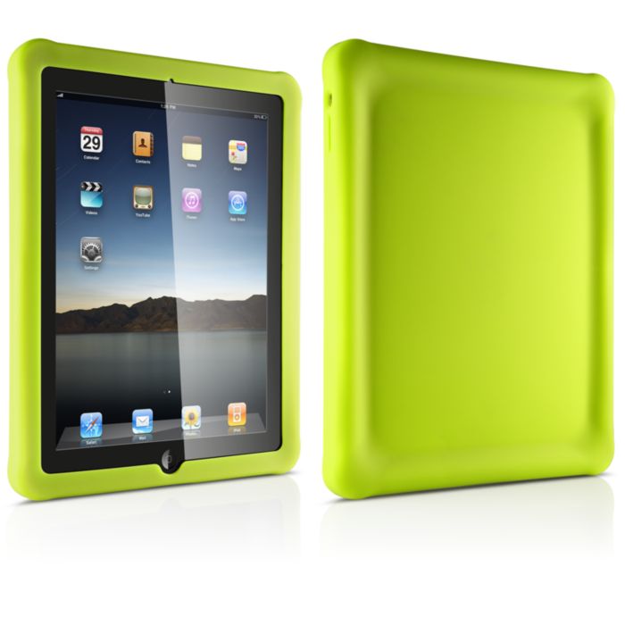 Case with raised design for a comfy grip