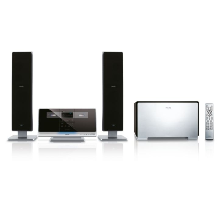 Surround sound from the wall