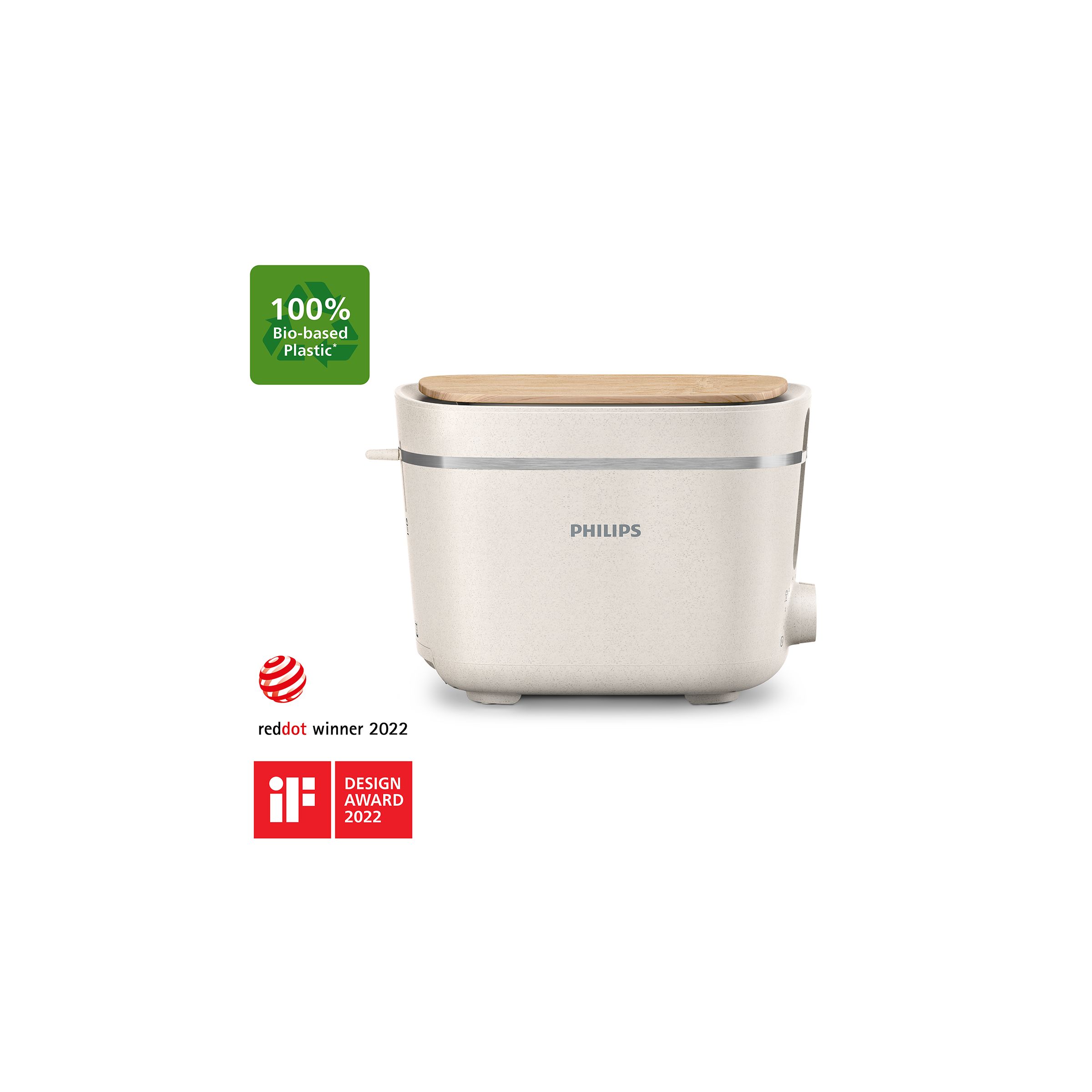 Philips Eco Conscious Edition - Prăjitor de pâine seria 5000 - HD2640/10