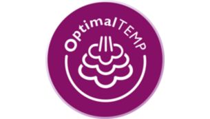 OptimalTEMP technology: Guaranteed no burns, no settings