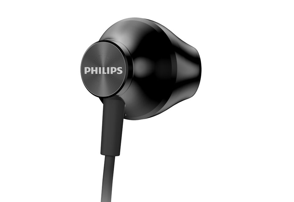 Auricular Con Cable In Ear TAUE100BK/00 Negro PHILIPS - PHILIPS AURICULARES  - Megatone