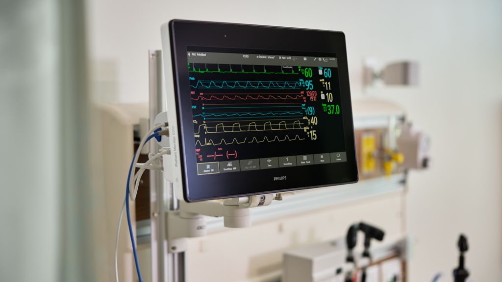 Close up of patient monitor 6500