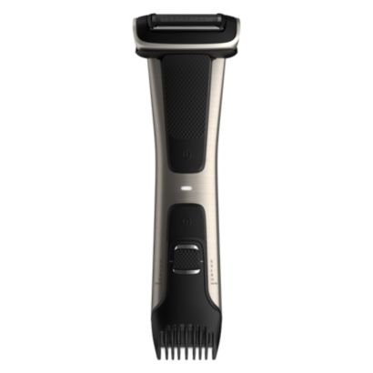 Precise body grooming, safe even below the belt