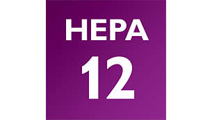 HEPA-12-Filter mit 99,5 % Staubfilterung