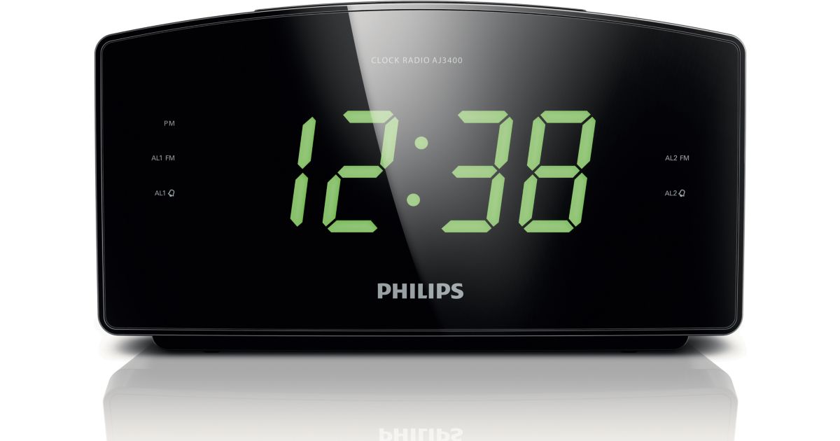 PHILIPS 置時計 正規品 Clock Radio AJ3400/37 | Philips