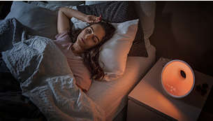 Pulsierende Lichteffekte entspannen Ihre Atmung und unterstützen das Einschlafen