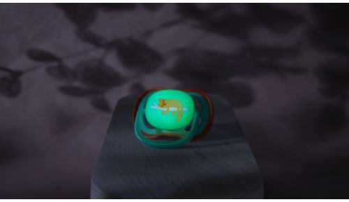 Glows in the dark long after lights-out