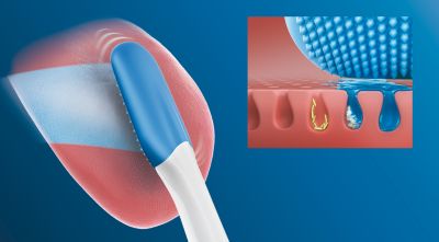 Lengvai pasiekite kiekvieną liežuvio dalį