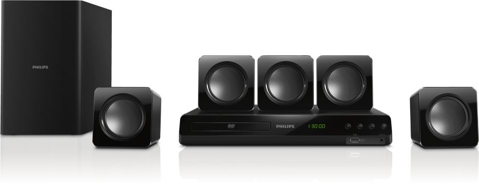 Krachtige Surround Sound uit compacte luidsprekers