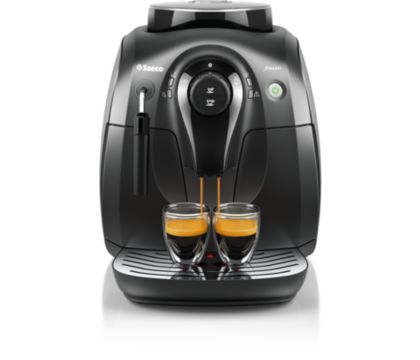 Lojas Pintos - Máquina de Café Espresso Automática - Philips Saeco Xsmall  Seja qual for o café que você desejar experimentar a Saeco Xsmall moerá os  grãos frescos na hora com o