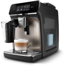 Philips Série 3200 Machine Expresso - Café à Grain - Mousseur à Lait  Classique, 4 Spécialités de Café, Écran Tactile Intuitif, Noir Brillant  (EP3221/40) : : Cuisine et Maison