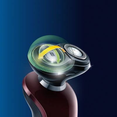 2D 智能贴合系统，根据面部曲线自行调节剃须角度