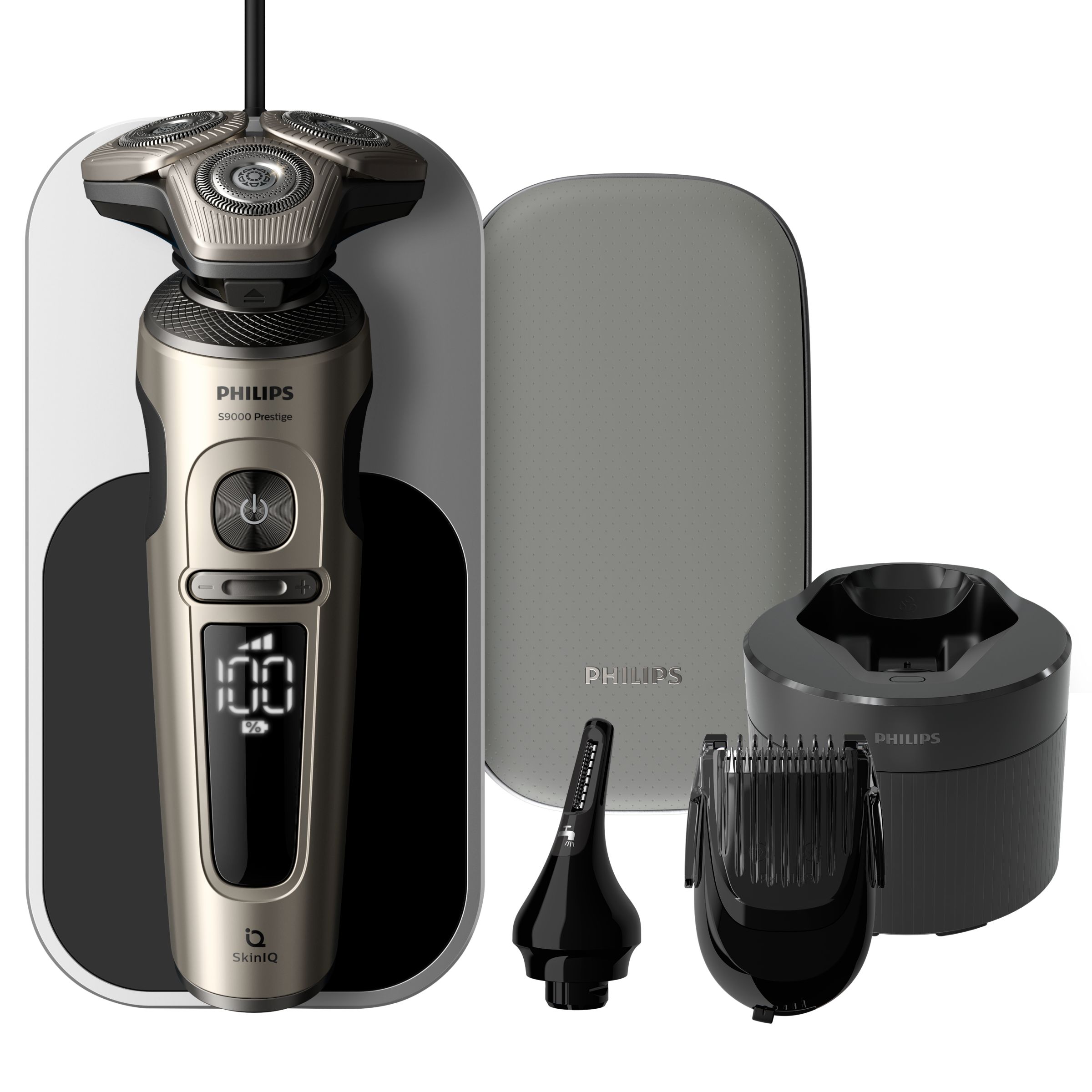 Philips Shaver S9000 Prestige - Elektrický Holicí Strojek Wet & Dry Se SkinIQ - SP9883/35