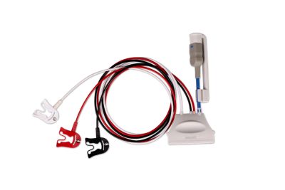 Philips - Patient Cable ECG 3 lead Grabber AAMI + SpO2, Tele - Philips