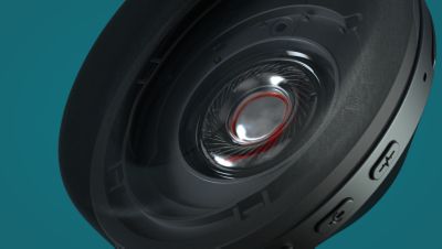 Great sound from 40 mm drivers