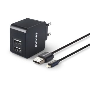 USB sienas lādētājs