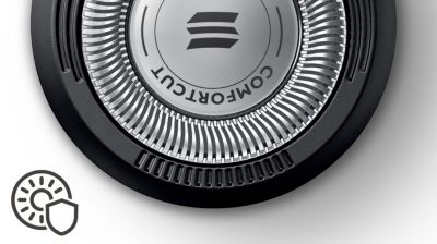 Suapvalinti kraštai užtikrina švelnų ir saugų slydimą oda