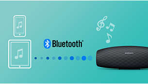 Transmissão de músicas sem fio via Bluetooth