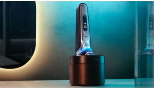 Pulizia in profondità in appena 1 minuto per una rasatura igienica