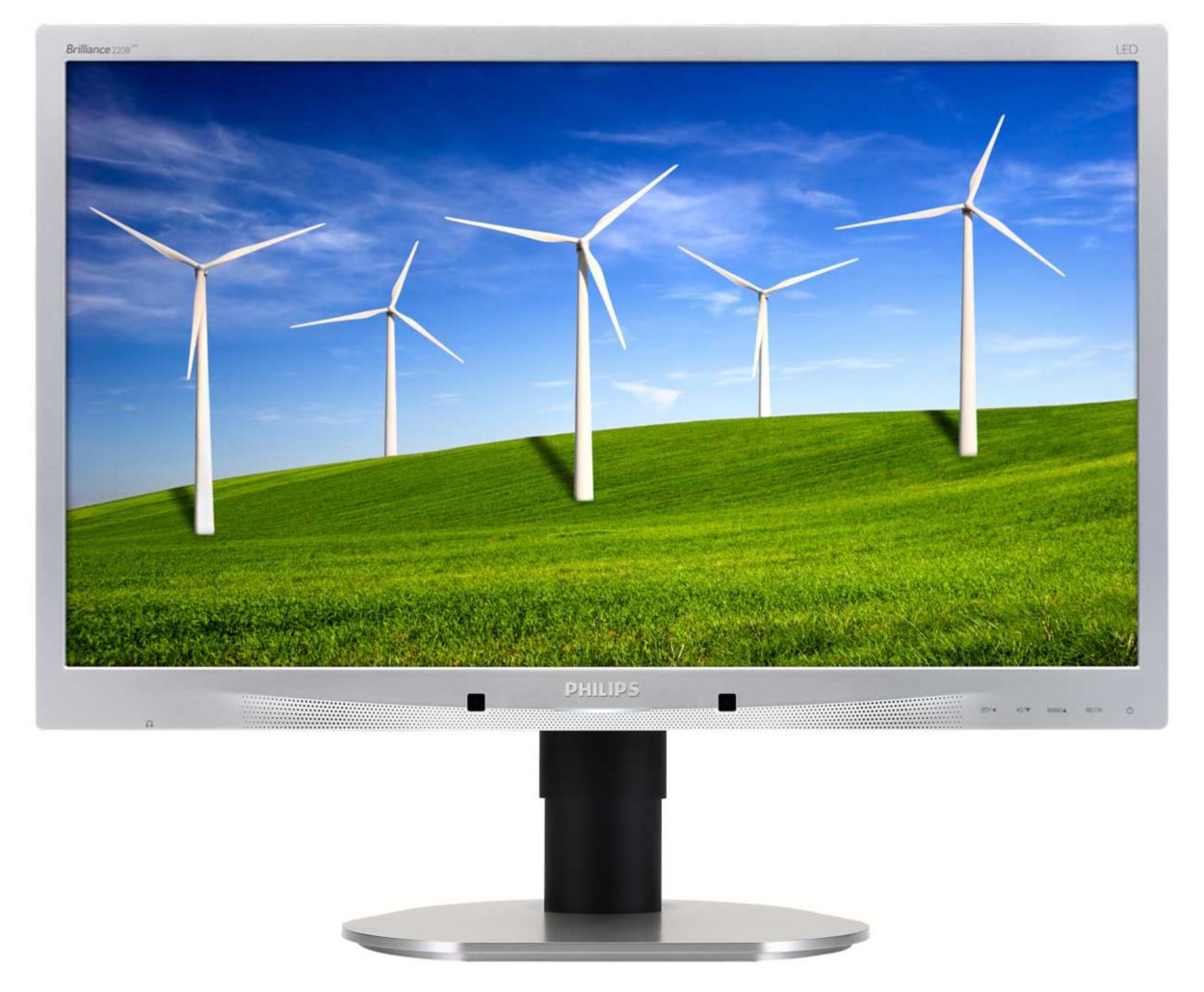 Monitor met duurzaam eco-ontwerp