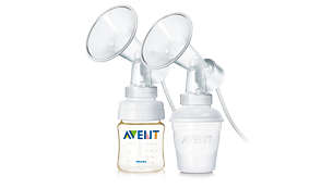 Works with Avent reusable storage and VIA