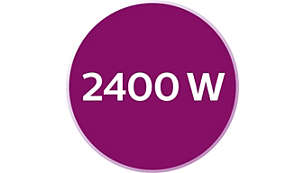 2400W power for fast heating and powerful performance