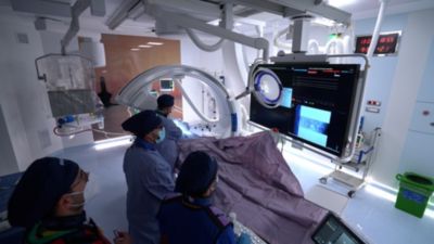Radiologia interventistica polo angiografico Ospedale Miulli