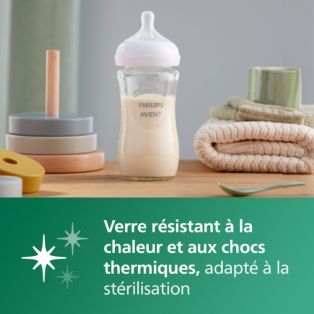 Avent Biberon à Réponse Naturelle Coffret cadeau nouveau-né en verre