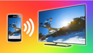 Беспроводная передача контента с телефона на телевизор Philips Smart TV