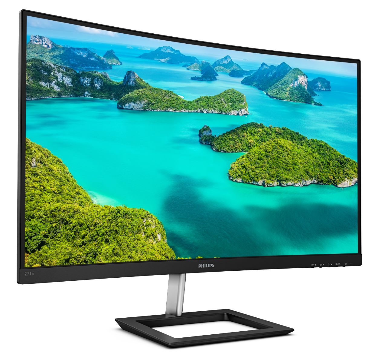 超話題新作 Full Philips | 271E1C/69 monitor LCD Curved HD ディスプレイ・モニター本体