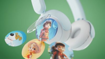 Colourful design with customisable earcups