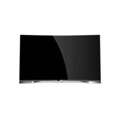 Izliekts 4K UHD LED televizors, ko darbina Android