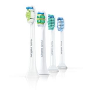 Sonicare Vielfaltspack mit unterschiedlichen Bürstenköpfen