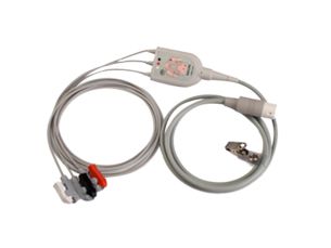 3-adriges Elektrodenkabel, Clip, AAMI Kombiniertes Stammkabel und Elektrodenkabel