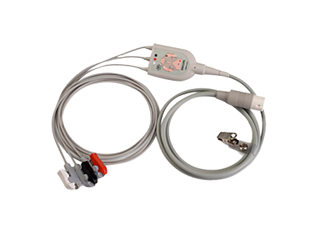 3 lead set Grabber AAMI cable Combined Trunk Cable and Lead Set