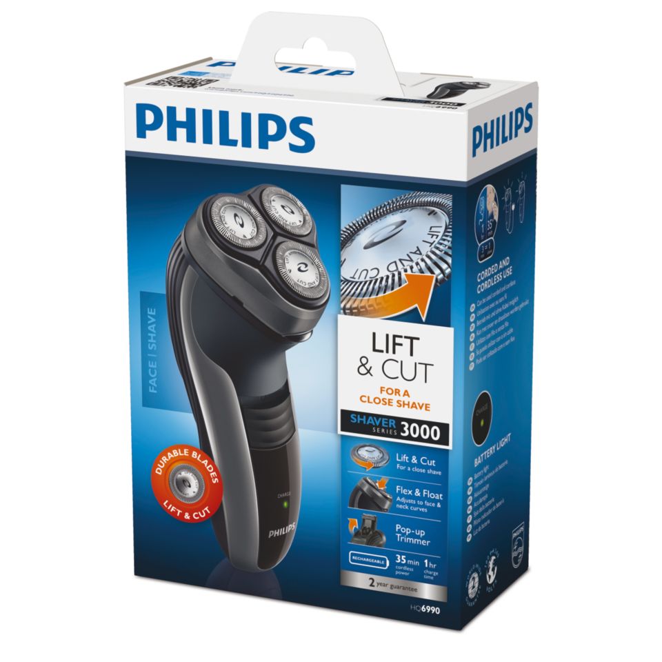 Shaver series 3000 Dry electric shaver HQ6990/33 | Philips