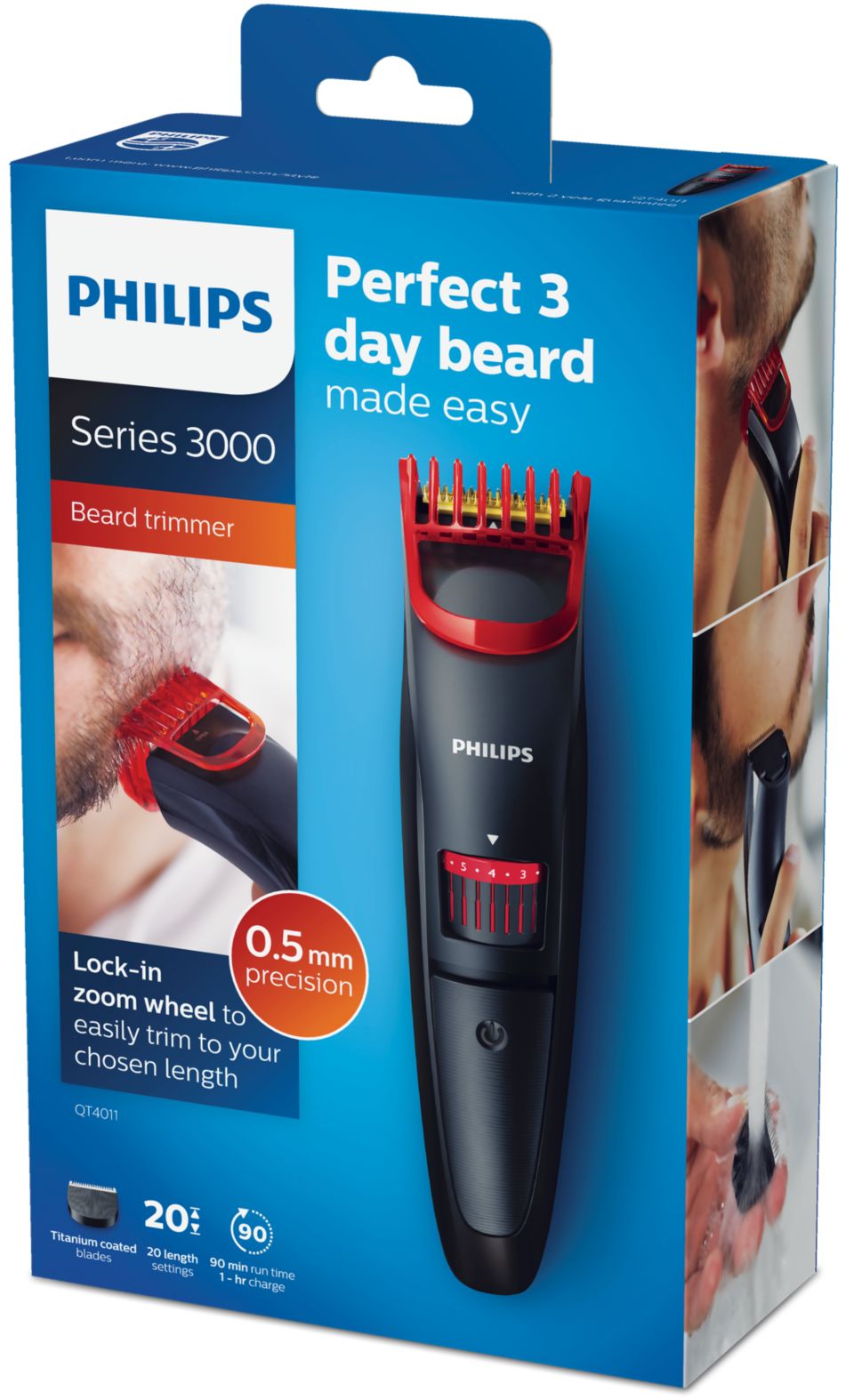 Philips trimmer qt4011 discount